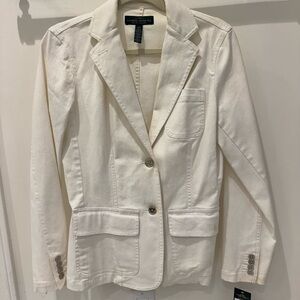 Ralph Lauren denim White Blazer